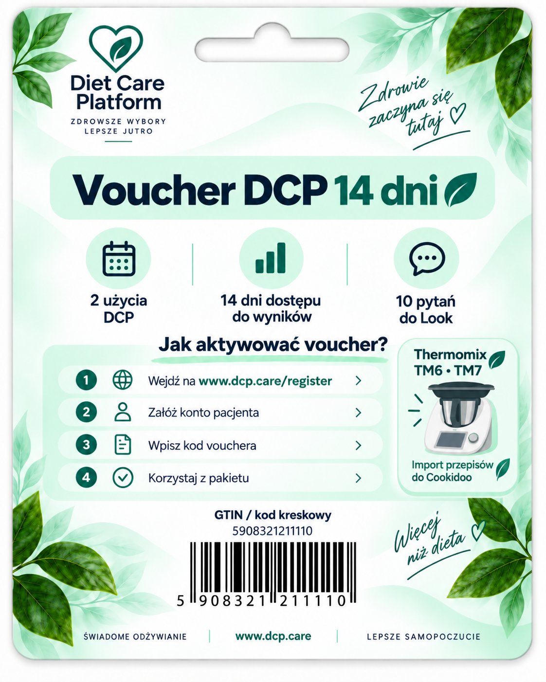 Voucher DCP 69 Zwrot voucherów